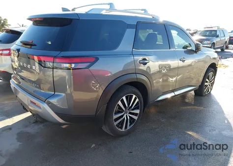 2025 Nissan Pathfinder Platinum Fwd from USA, damaged, VIN 5N1DR3DG2SC222004